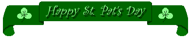 St. Patrick's Day banner